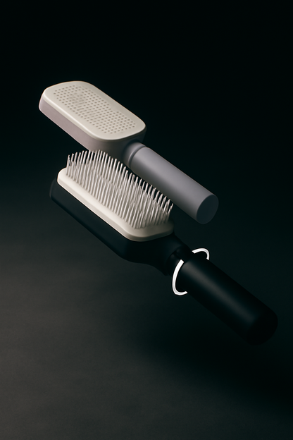Retractable Self Clean Brush