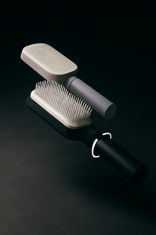 Retractable Self Clean Brush